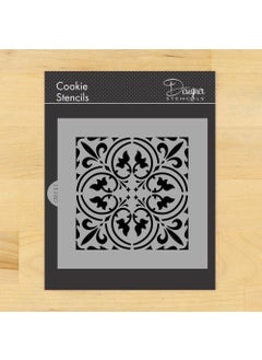 Designer Stencils Scroll Tile Cookie and Craft Stencil CM131 by Designer Stencils  - Image 1