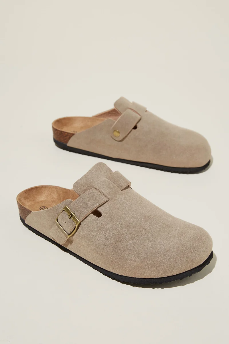 كوتون اون Closed Toe Buckle Slide