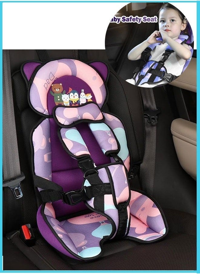 MIXDE Foldable Auto Child Auxiliary Safety Travel Car Seat Accessories, 0 - 12 Years  - Image 1