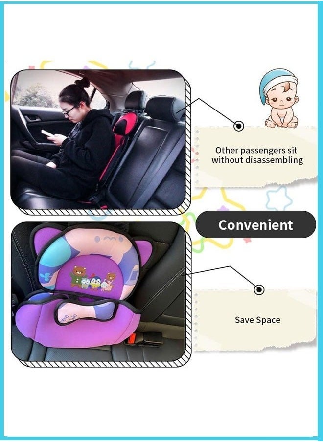 MIXDE Foldable Auto Child Auxiliary Safety Travel Car Seat Accessories, 0 - 12 Years  - Image 4