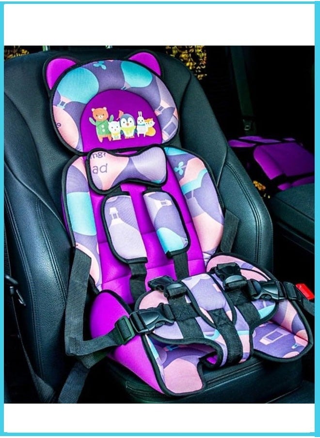 MIXDE Foldable Auto Child Auxiliary Safety Travel Car Seat Accessories, 0 - 12 Years  - Image 5