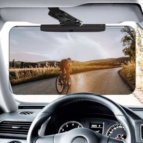 Duwai Sun Visor Extender for CarsAdjustable Car Visor Extender Sun BlockerUV400 Polarized Car Sun VisorSafe Driving Extension for GlareClip on Sun Visors for Cars Universal Universal L - Image 1