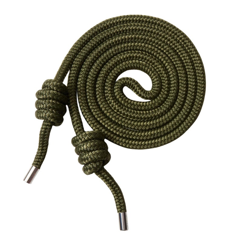 WeGym Flow Rope Exercise Jump Rope for Home Gym Cardio Weighted Jump Rope for Freestyle Skipping – Adjustable-Length Training Ropes for Beginner – 999g (2.204lb),Forest - Image 1