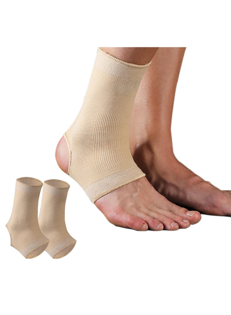 Sweet seven Ankle Brace Compression Sleeve (2 PACK) - Breathable Support for Men & Women - Swelling, Plantar Fasciitis, Sprain Relief - Image 1