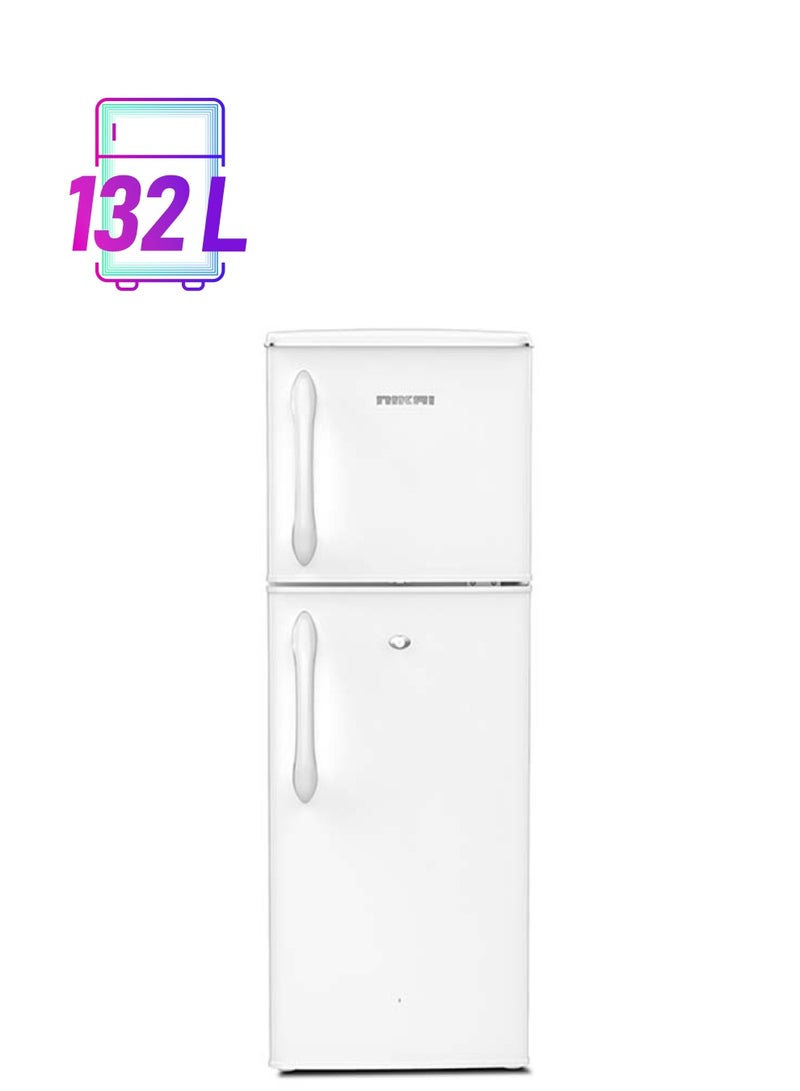 نيكاي ثلاجة بباب مزدوج تذويب 4.7 قدم مكعب مع التحكم في درجة الحرارة 132 L NRF170N23W - Image 1