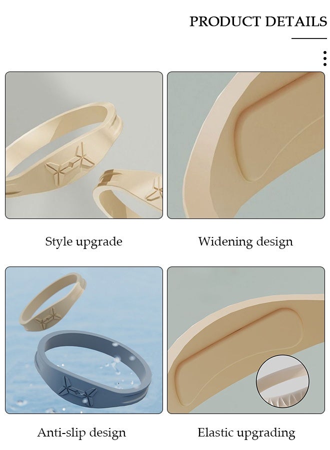 DUNISO 2pcs Fine Patella Tendon Knee Strap for Pain Relief Basketball Stabilizer Brace Silicone Leather Band Elasticity Fixed Protection Patellar Ring - Image 2