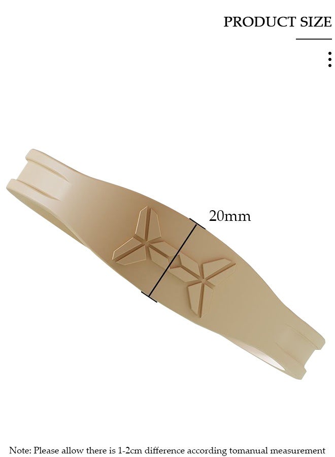 DUNISO 2pcs Fine Patella Tendon Knee Strap for Pain Relief Basketball Stabilizer Brace Silicone Leather Band Elasticity Fixed Protection Patellar Ring - Image 3