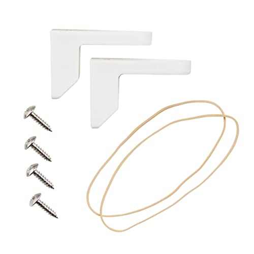 COMPAC HOME Safe -T- Bumpers - Toilet Seat Stabilizers, Keeps Children, Elderly, Disabled Safe from Slipping Off Shaking, Moving or Wobbly Toilet Seat, White, 4 Count - Image 5