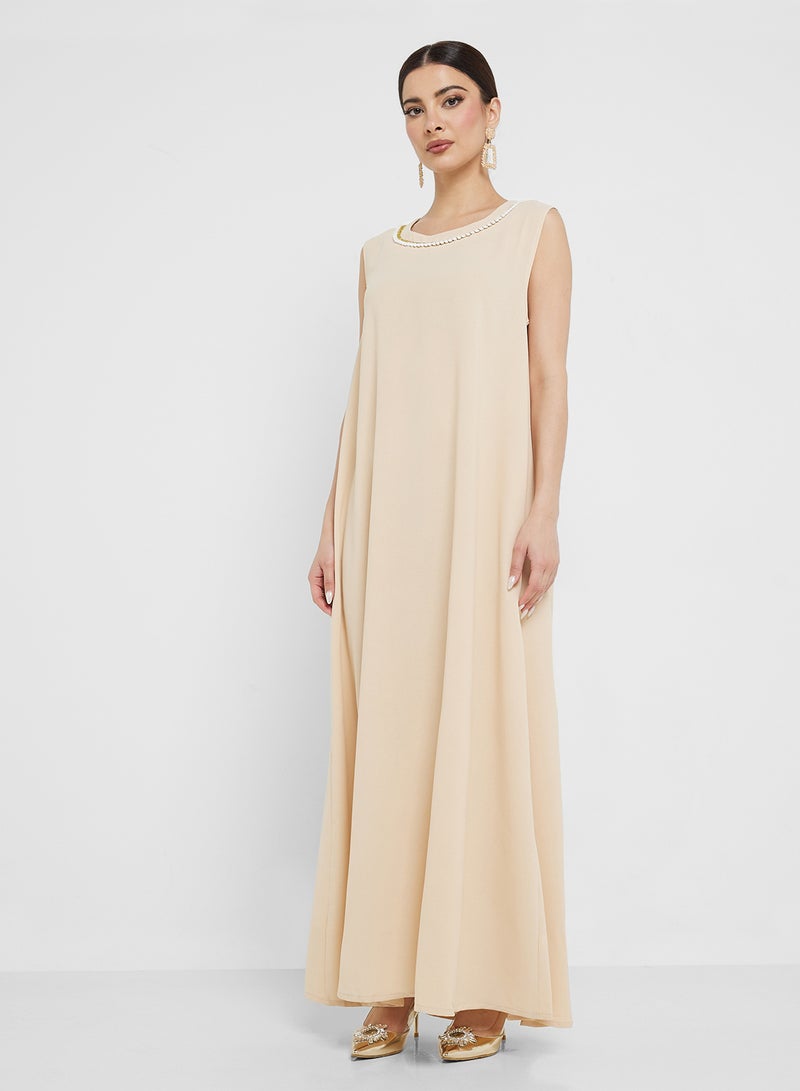 خزانة عباية مطرزة مع بطانة داخلية - Image 4