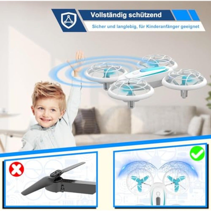 لنيو ميني درون لسيارات التحكم عن بعد مع أضواء ودوران 360 درونات RC مع حفظ الارتفاع ووضع الرأس - Image 3