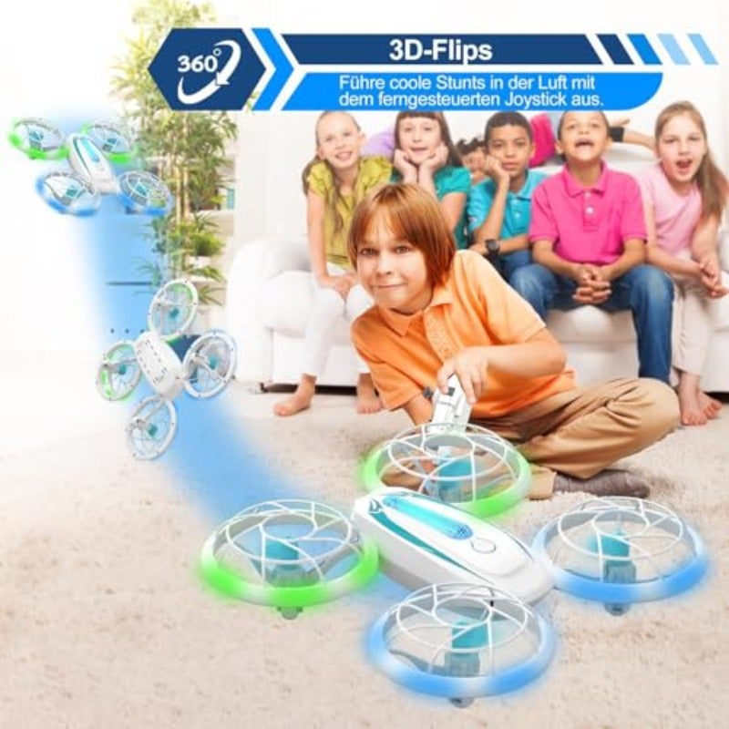 لنيو ميني درون لسيارات التحكم عن بعد مع أضواء ودوران 360 درونات RC مع حفظ الارتفاع ووضع الرأس - Image 4