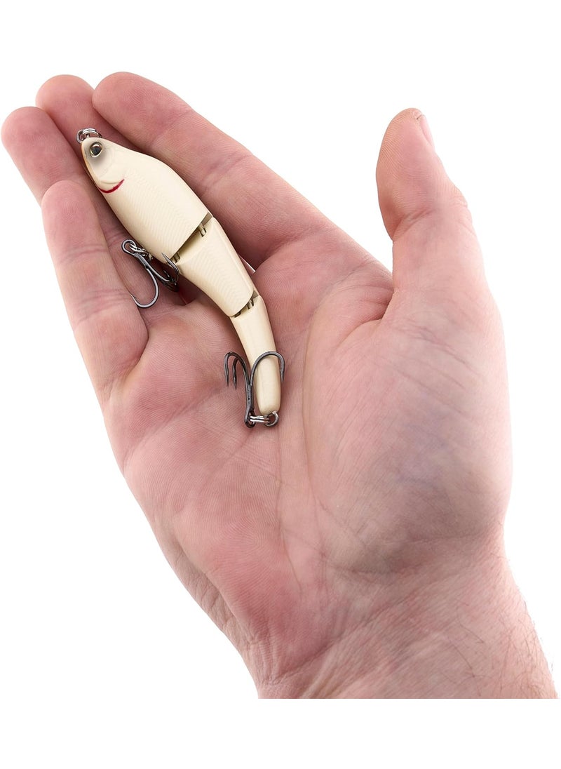 Berkley Berkley Magic Swimmer Fishing Lure Bone Size 95 375 in Maximum Forward Buoyancy Provides Optimal Lifelike Swim Action Equipped with HighEnd Hooks  - Image 5