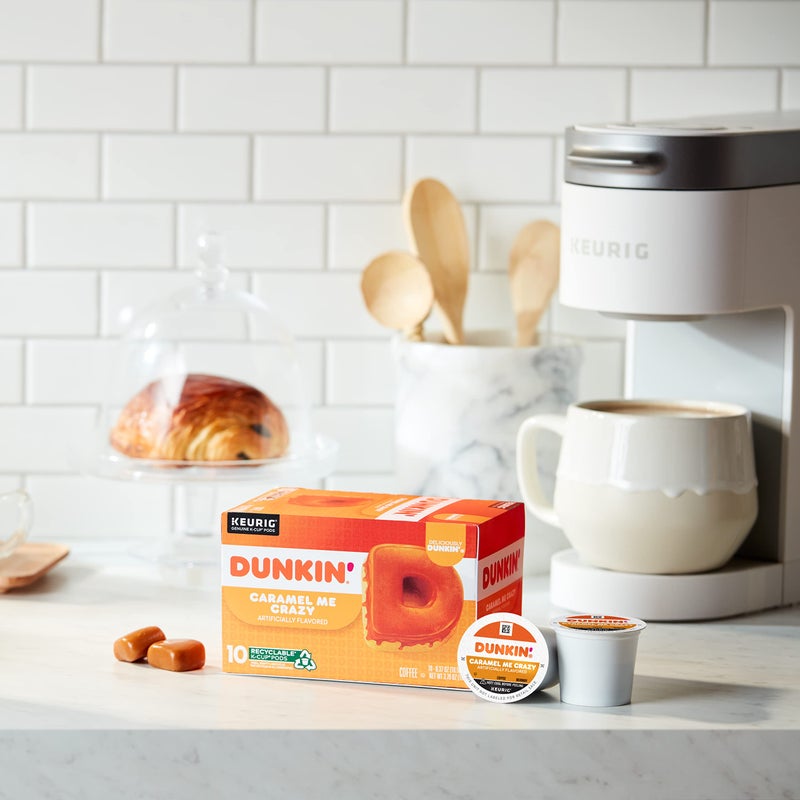 Dunkin' Coffee Keurig K-Cup Pods, Caramel Me Crazy, 10 Count (Pack of 1) - Packaging May Vary - Image 5