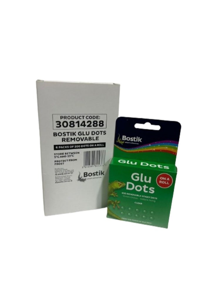 Bostik 200 Removable Sticky Glu Dots For Most Surfaces (Pack of 6)  - Image 5