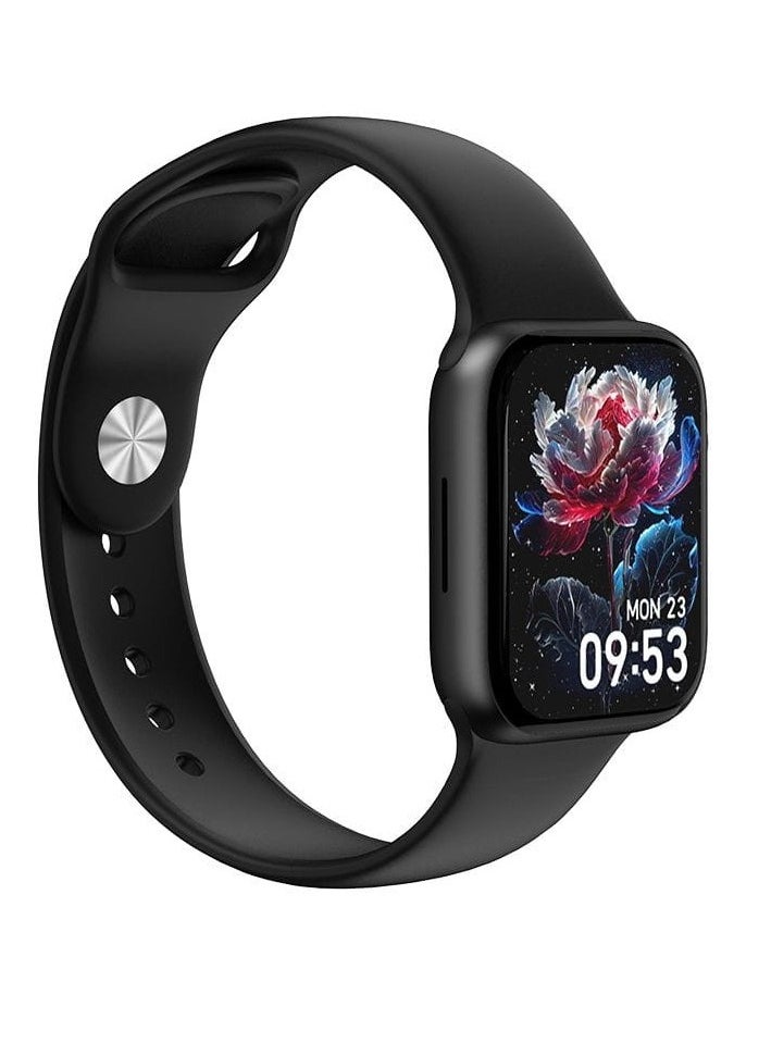 BML - BW35 Pro 2 Mini 41mm Watch Exclusive Mini Pairing for BML Smartphone - Full Screen - AMOLED Display - 90Hz - 600 Lumens.- Standard Location Against App IP67 3- Bluetooth Version 5.2 - Wireless Charger - Black - Image 1