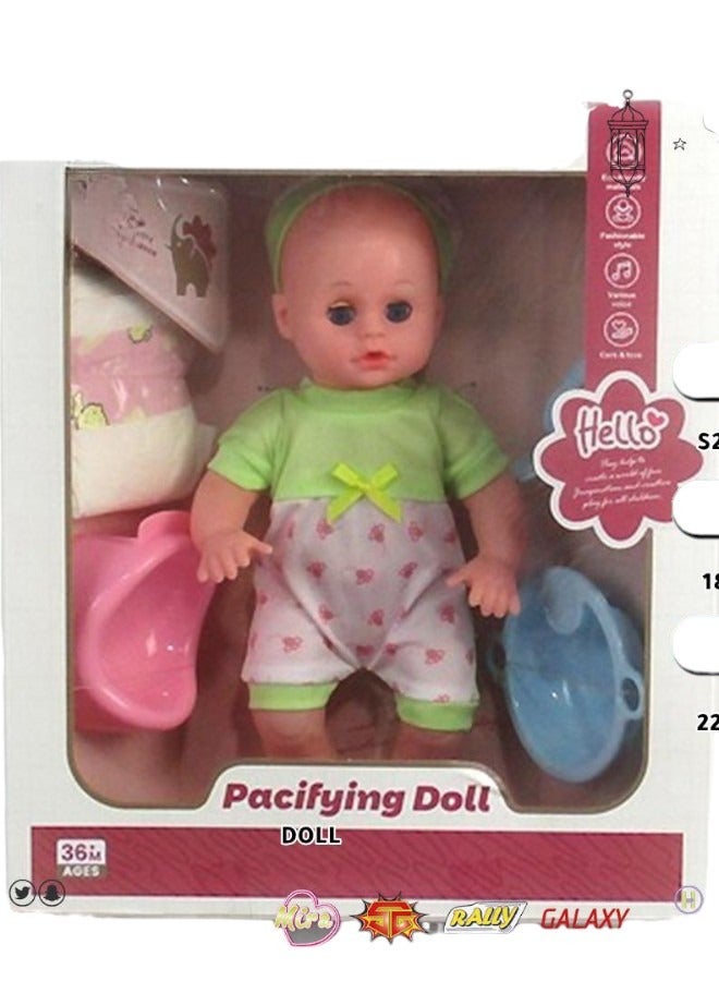 Hello Newborn Baby Doll With Accessories Pretend Play For Kids