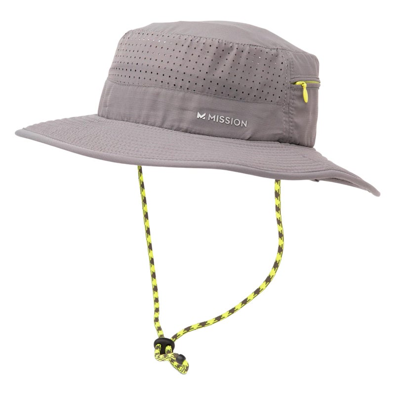 MISSION Cooling Anywhere Boonie Hat, Charcoal - Unisex Wide-Brim Hat for Men & Women - Lightweight & Durable - Cools Up to 2 Hours - UPF 50 Sun Protection - Machine Washable - Image 1