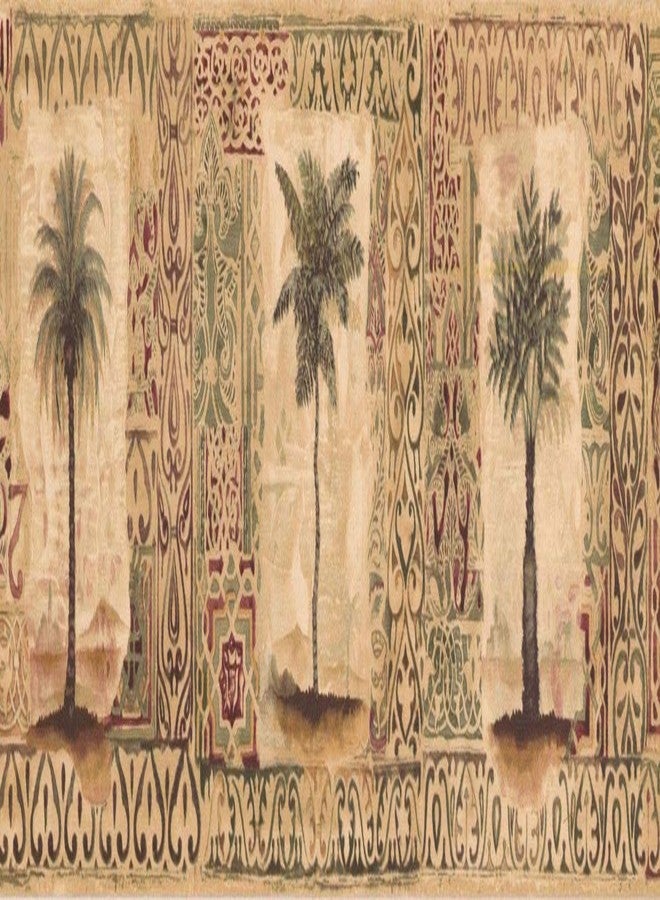 Norwall حدود ورق الحائط - حدود ورق الحائط على شكل شجرة النخيل SP76492L - Image 1