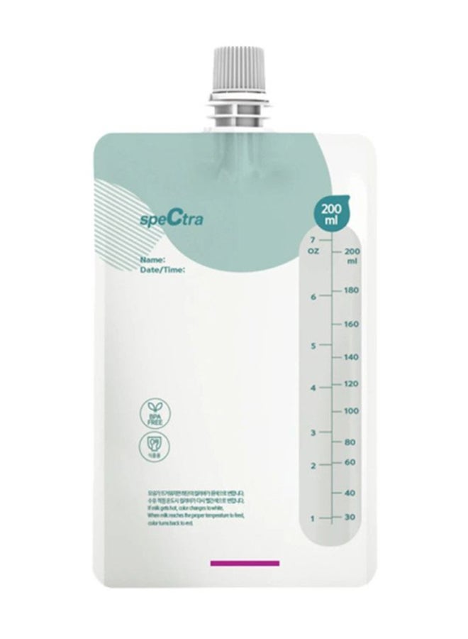 Spectra Easy Breast Milk Storage Bag White - Image 1
