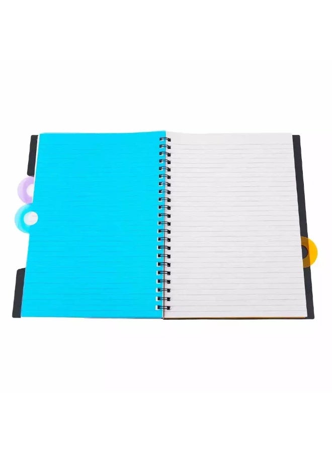 A4 classifide spiral notebook with dividers for school and office - Image 2
