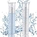 TBWHL TBWHL 7" Capacity Rain Gauge Glass Replacement Tube for Yard Garden Outdoor Home (2Pcs)  - Image 2