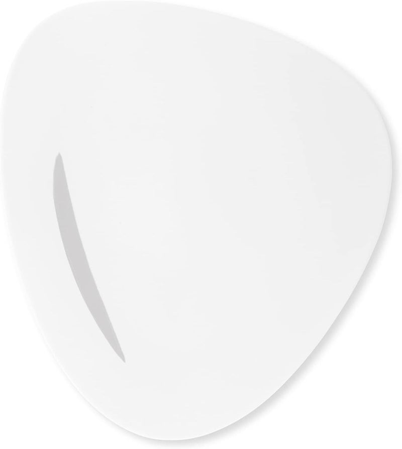ALESSI طقم أطباق مسطحة من بورسلين أبيض أليسي كولومبينا 1214 بوصة × 1034 بوصة مجموعة من 6 - Image 2