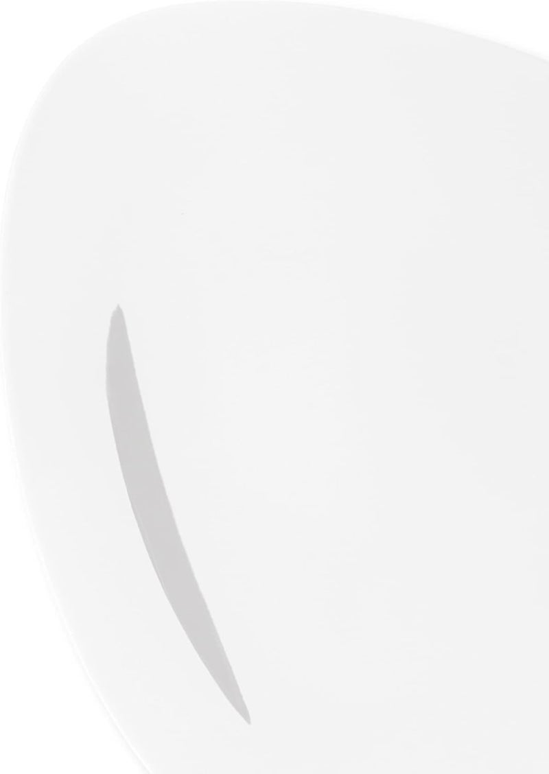 ALESSI طقم أطباق مسطحة من بورسلين أبيض أليسي كولومبينا 1214 بوصة × 1034 بوصة مجموعة من 6 - Image 4