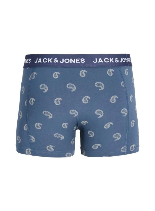 Jack & Jones Junior Youth 3 Pack Solid Trunks