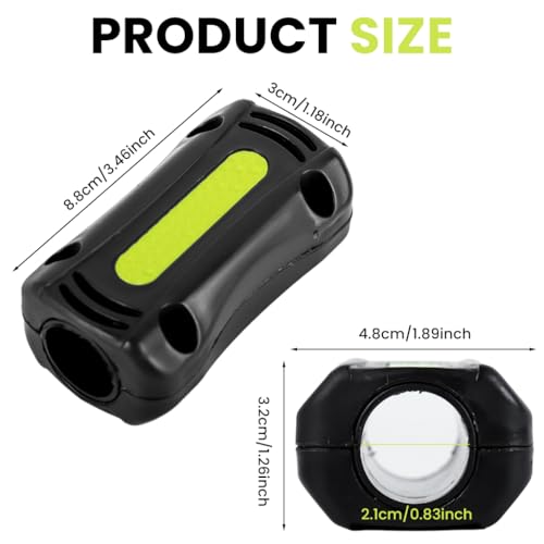 STHIRA® Universal Motorcycle Bumper Protection Block with Reflective Tape Bumper Decoration Frame Protector - Image 2