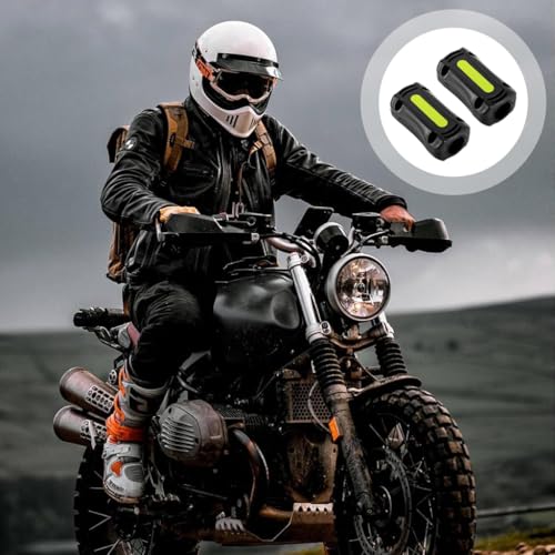 STHIRA® Universal Motorcycle Bumper Protection Block with Reflective Tape Bumper Decoration Frame Protector - Image 4