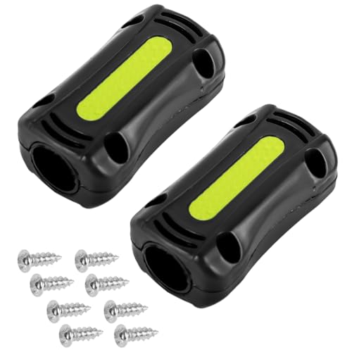 STHIRA® Universal Motorcycle Bumper Protection Block with Reflective Tape Bumper Decoration Frame Protector - Image 1