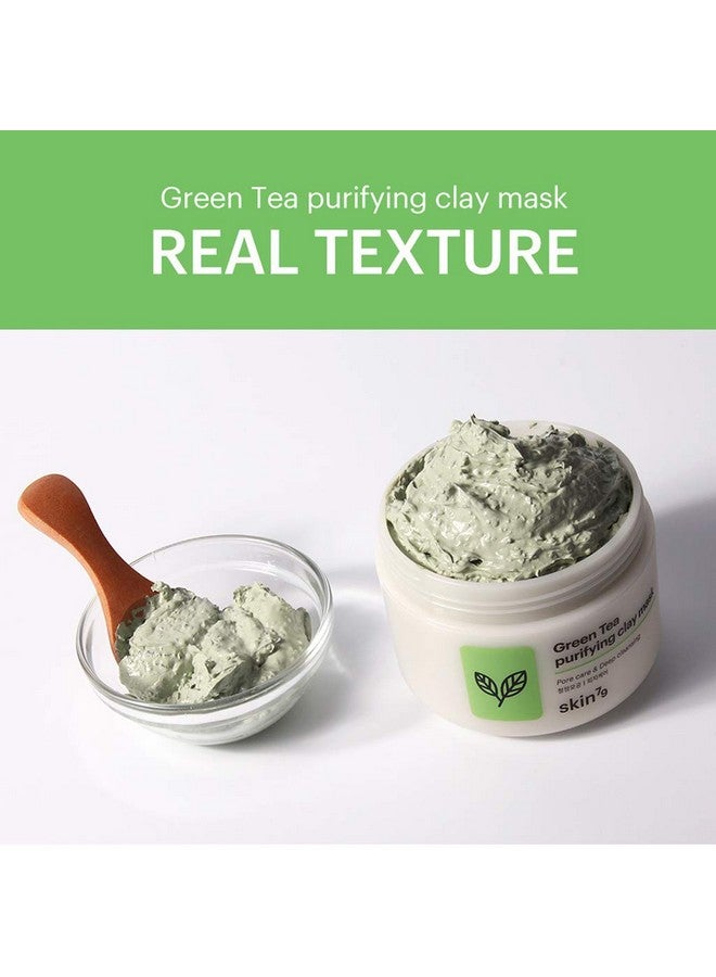 سكين 79 قناع الطين المنقي بالشاي الأخضر (تنظيف المسام والعمق) 95 مل - Image 2