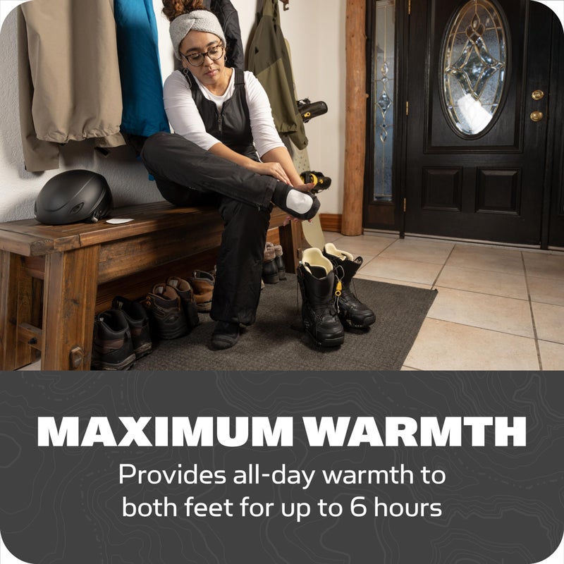 Yaktrax Geothermal Toe Warmers 10 Count - Air-Activated, Up to 6 Hours of Heat - Compact Warmth for Outdoor Activities, Winter Sports, and Cold-Weather Comfort - Image 3