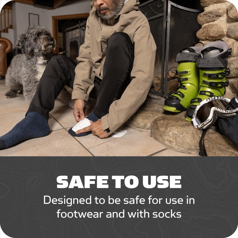 Yaktrax Geothermal Toe Warmers 10 Count - Air-Activated, Up to 6 Hours of Heat - Compact Warmth for Outdoor Activities, Winter Sports, and Cold-Weather Comfort - Image 5