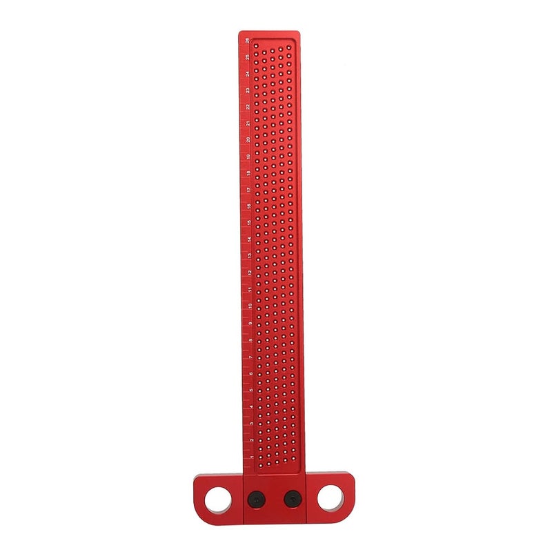 LiebeWH T Type Wood Measure Ruler Woodworking Scriber Carpentry Marking Tool with Aluminum Alloy for DIY Woodwork T-160-260 Optional (-260) - Image 5