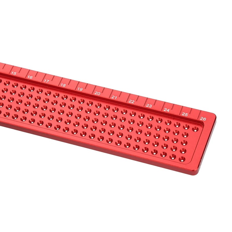 LiebeWH T Type Wood Measure Ruler Woodworking Scriber Carpentry Marking Tool with Aluminum Alloy for DIY Woodwork T-160-260 Optional (-260) - Image 3
