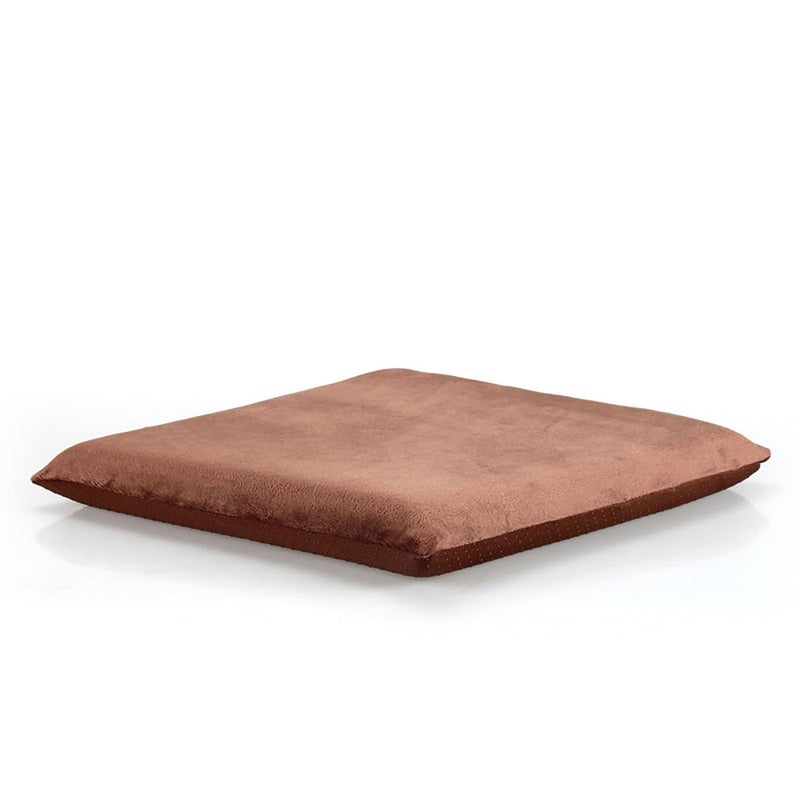 Augld Square Chair Seat Cushion Memory Foam Chair Cushion for Kitchen DiningOffice or Car 18x18 in Coffee - Image 2
