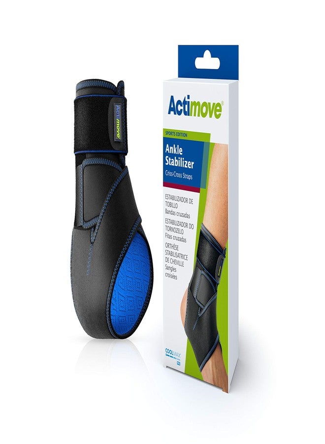 Actimove Sports Edition Ankle Stabilizer Criss-Cross Straps Universal Black - Image 1