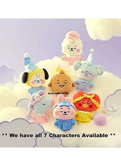 Blue Aura Blue Aura BTS Plush Toy RJ 20CM Goodnight Version BT21 Standing Stuffed Plush Toy Plushie (RJ Night)  - Image 5