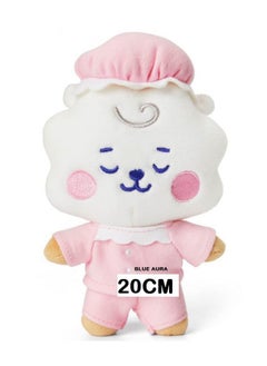 Blue Aura Blue Aura BTS Plush Toy RJ 20CM Goodnight Version BT21 Standing Stuffed Plush Toy Plushie (RJ Night)  - Image 1