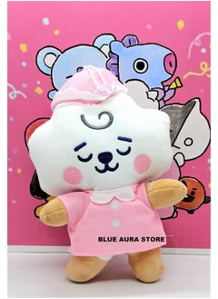 Blue Aura Blue Aura BTS Plush Toy RJ 20CM Goodnight Version BT21 Standing Stuffed Plush Toy Plushie (RJ Night)  - Image 2