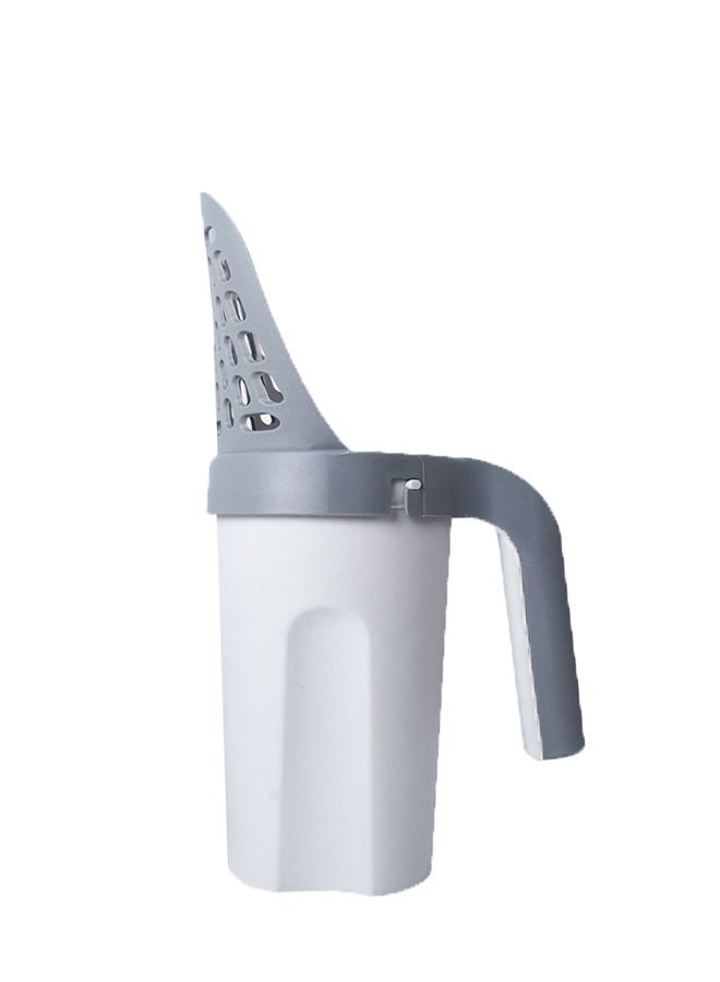 Pooper Scooper, Cat Litter Scoop with 10pcs Cat Litter Bags, Scoop Away Cat Litter, Integrated Detachable Deep Shovel Holder, Cat Litter Shovel Set, Large Capacity Portable, Household Cat Poop Shovel - Image 4