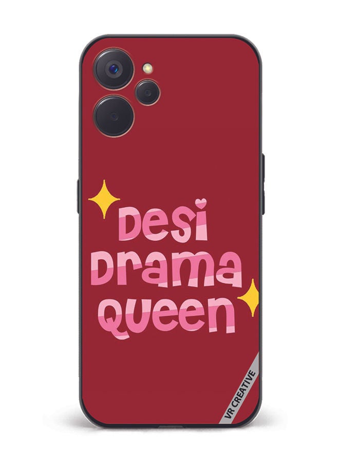 VR CREATIVE Protective Case Cover For Realme 10 5G Desi Drama Queen Design Multicolour - Image 1