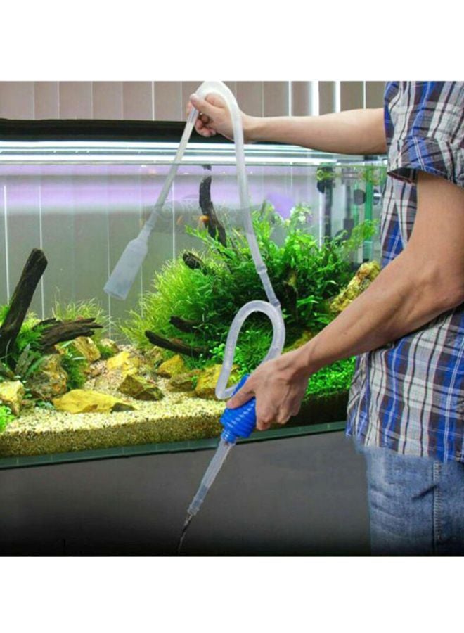 بيوينتي أنبوب شفط لتنظيف أحواض الأسماك شفاف/أزرق - Image 2