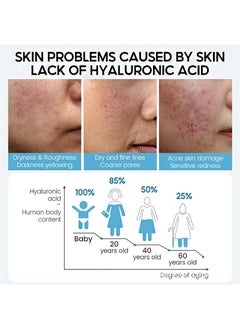 Vibrant Glamour Hyaluronic Acid Facial Serum Anti-Aging Pore Shrinking Moisturizing Essence Cream Dry Skin Care (15ml)  - Image 4