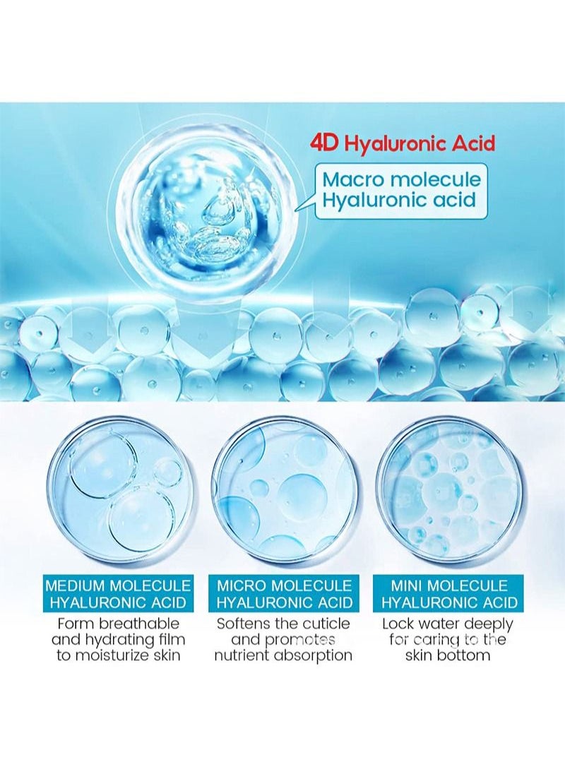 Vibrant Glamour Hyaluronic Acid Facial Serum Anti-Aging Pore Shrinking Moisturizing Essence Cream Dry Skin Care (15ml)  - Image 5