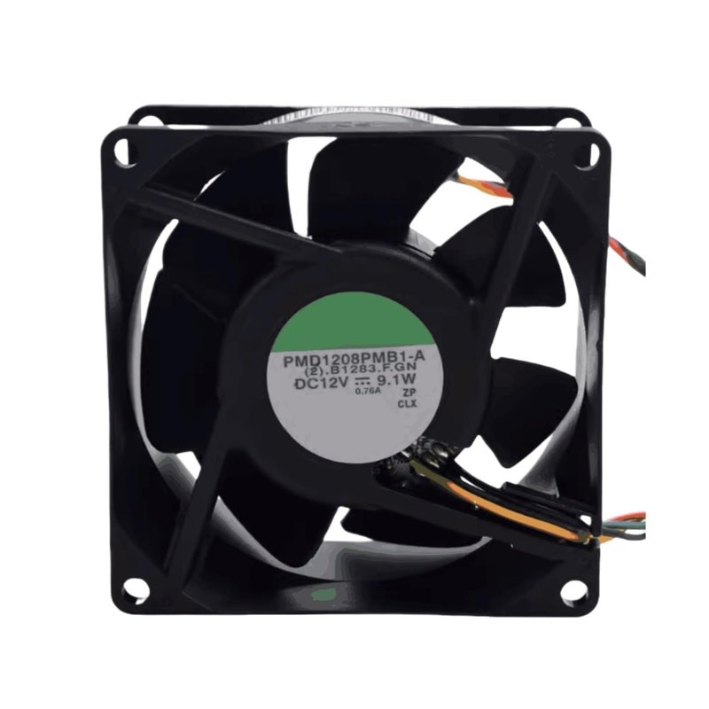 12V DC Cooling Fan 8CM 9 1W 8038 Model PMD1208PMB1 - Image 2