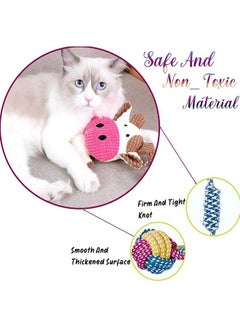 Haidue 7 Pcs Pet Puppy Toys Gift Set For Small Dogs Cute Squeaky Dog Toys Durable Puppy Teething Toys Rope Toys Puppy Chew Toys  - Image 3