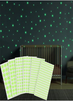 Generic Glow in The Dark Stars Stickers for Ceiling, 514Pcs 3D Luminous Stars Wall Stickers Glowing Stars for Ceiling and Walls,DIY Luminous Adhesive Stickers  - Image 1