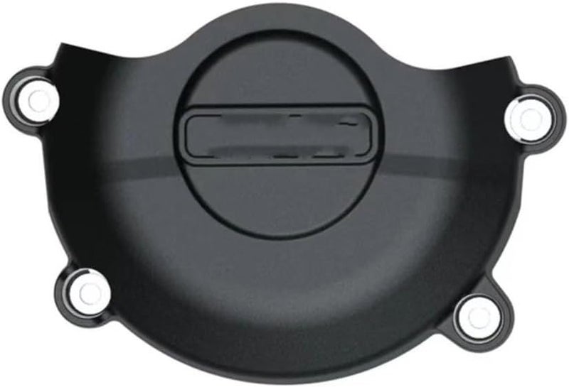 غطاجة علبة مرفق المحرك الثابتة باللون الأسود مع طباعة ألياف الكربون لـ Yamaha YZF R6 2006-2023 - Image 2